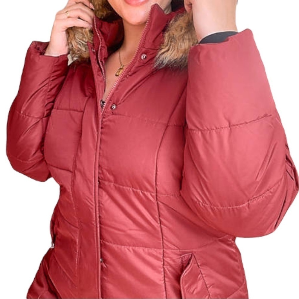 ASOS (Junarose) Faux fur trim parka NWT - Picture 7 of 17